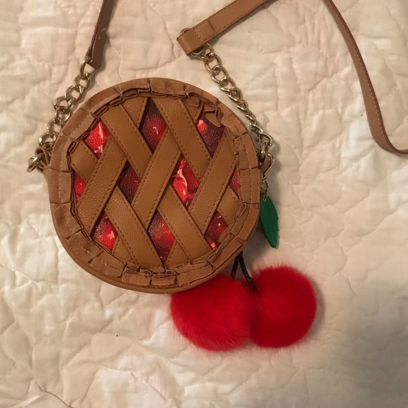 betsey johnson cherry purse